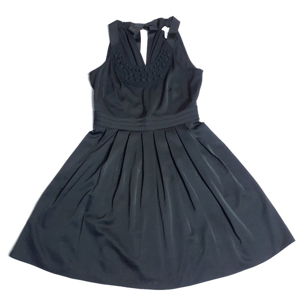 Ann Taylor LOFT sleeveless black dress